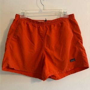 Patagonia Vibrant Orange Swim Trunks